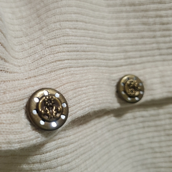 Anthropologie Charlie and Robin Beige Wool Cotton Alpaca Cardigan Size XL - Picture 9 of 15